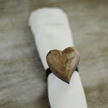 Heart 2025 napkin rings